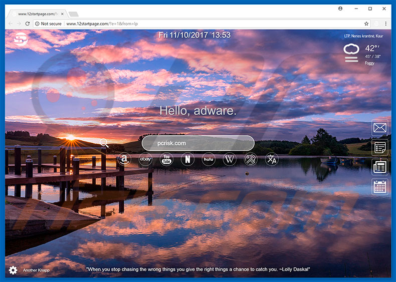 12startpage.com browser hijacker