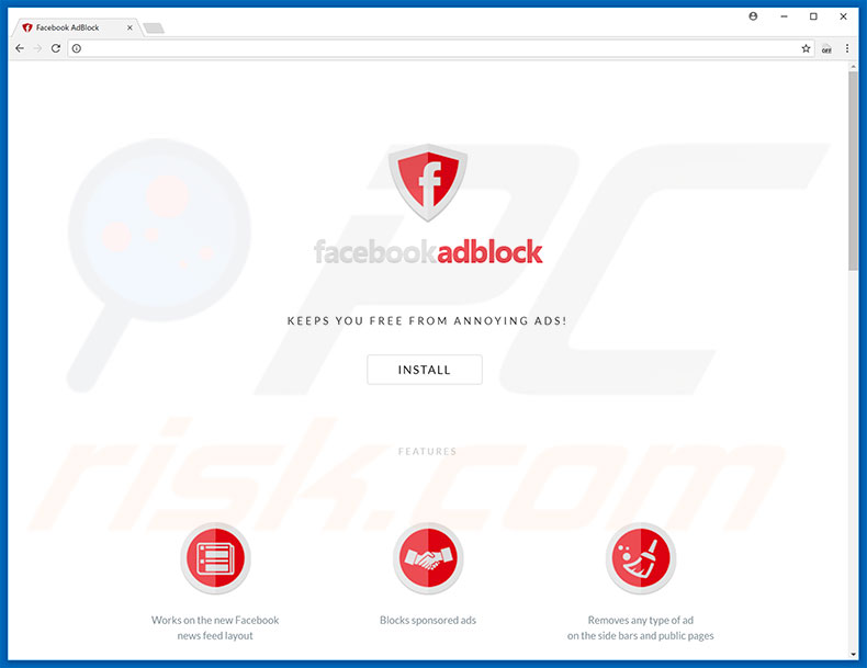 Facebook AdBlock adware