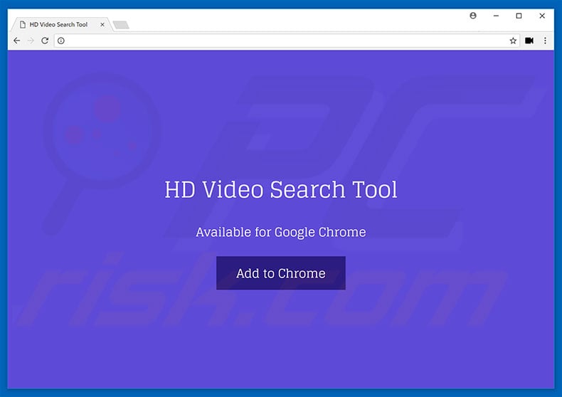 Website used to promote HD Video Search Tool browser hijacker