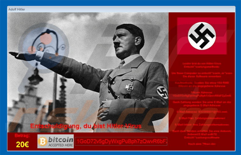 hitler ransomware .adolfhitler extension for encrypted files