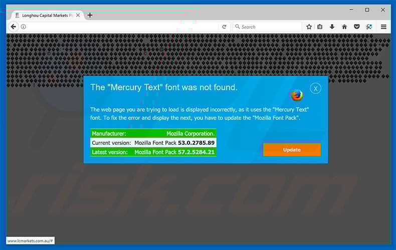The Mercury Text Font Was Not Found Mozilla Firefox variant