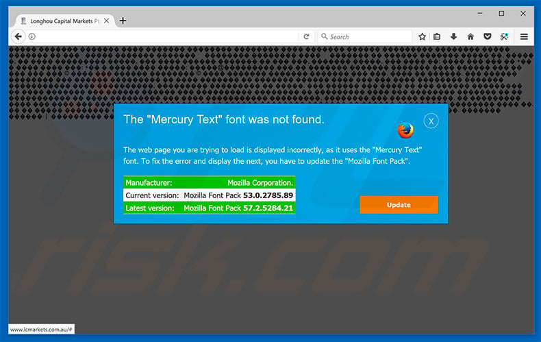 The Mercury Text Font Was Not Found Mozilla Firefox variant