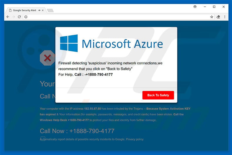 Microsoft Azure adware