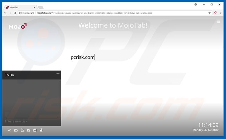 mojotab.com browser hijacker