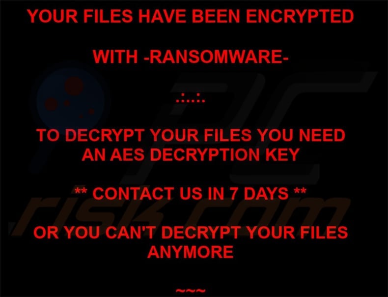 ranion ransomware wallpaper