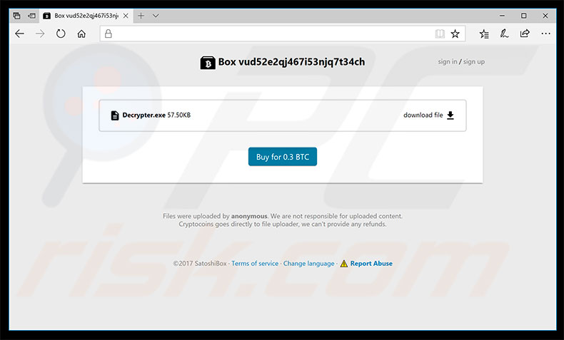 Sad website