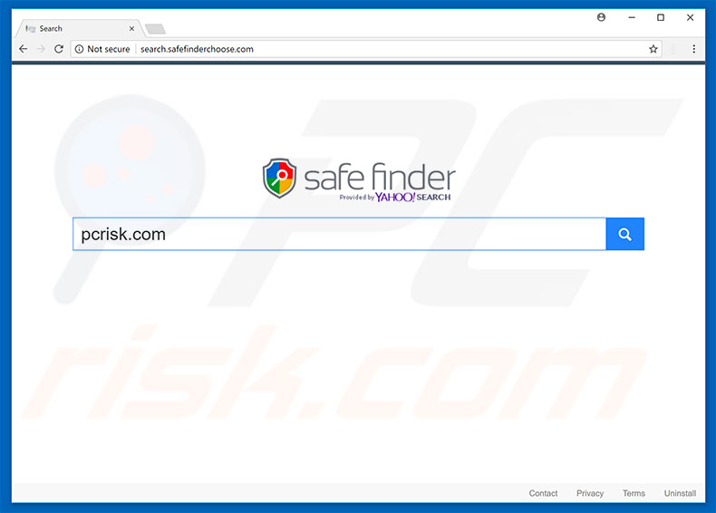search.safefinderchoose.com browser hijacker