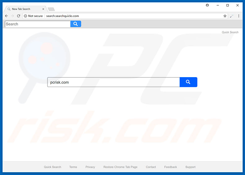 search.searchquicks.com browser hijacker