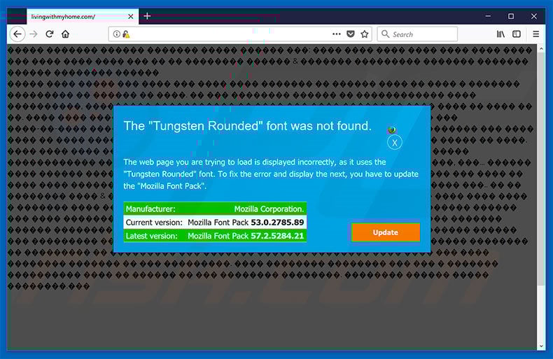 The Tungsten Rounded Font Was Not Found Mozilla Firefox