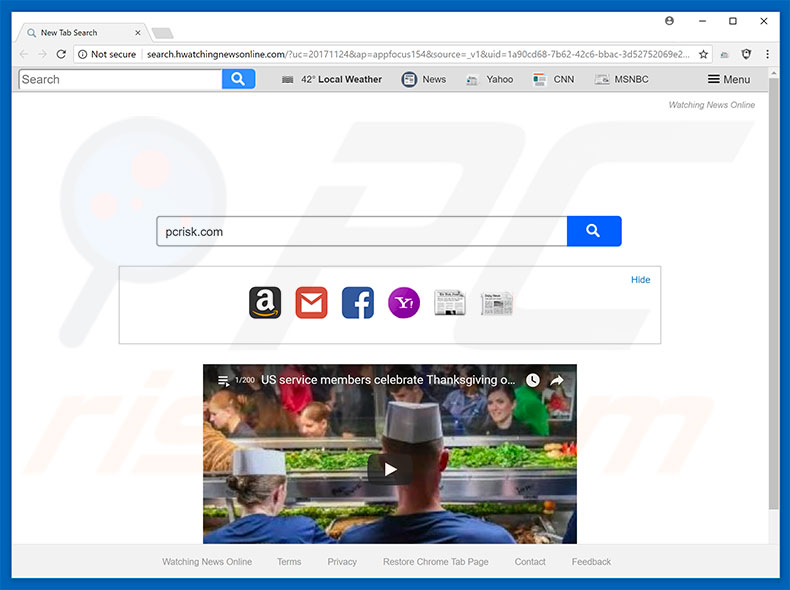 search.hwatchingnewsonline.com browser hijacker