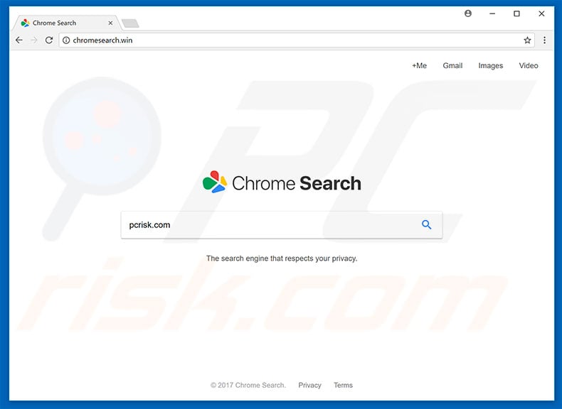 chromesearch.win browser hijacker