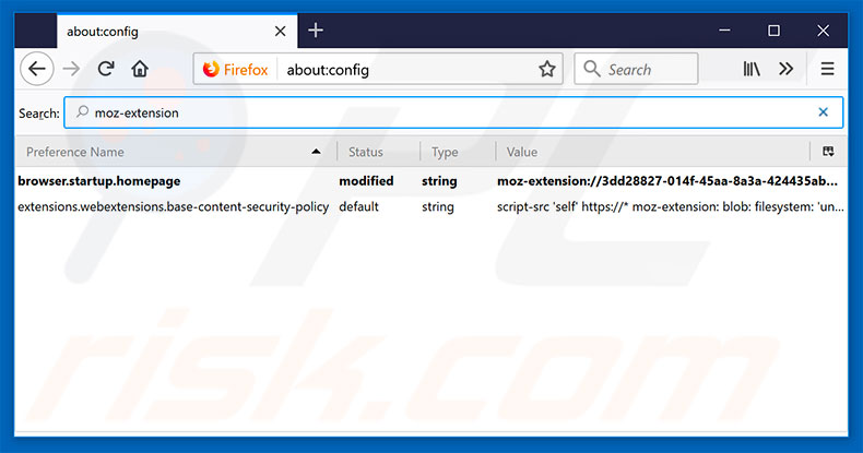 Removing search.hactivecouponsexplore.com from Mozilla Firefox default search engine