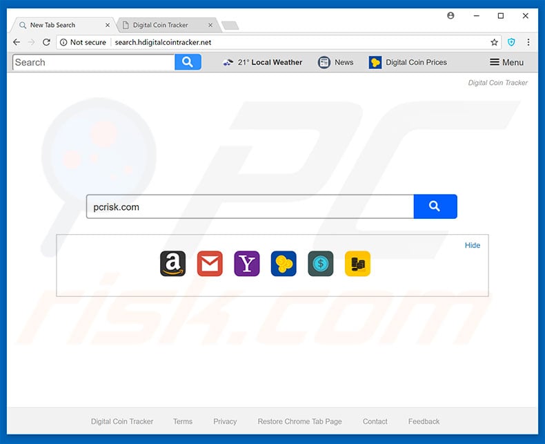 search.hdigitalcointracker.net browser hijacker