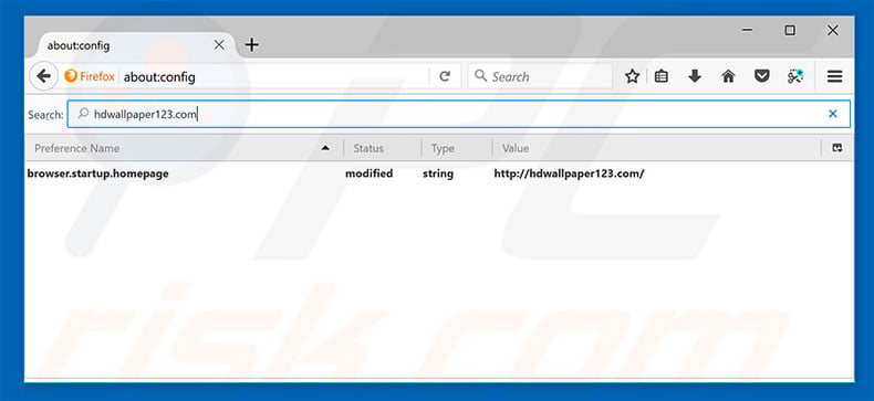 Removing hdwallpaper123.com from Mozilla Firefox default search engine