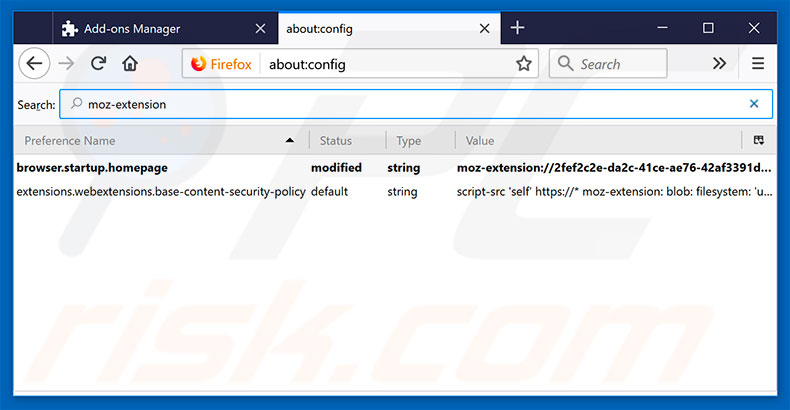 Removing search.hgetsports.net from Mozilla Firefox default search engine