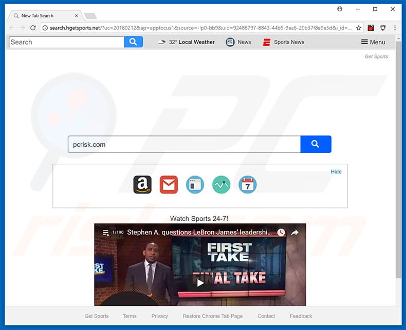 search.hgetsports.net browser hijacker