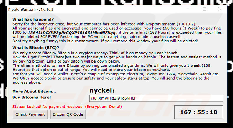 Krypton decrypt instructions