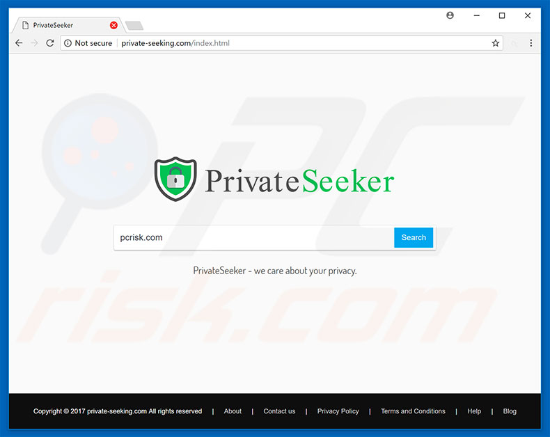 private-seeking.com browser hijacker