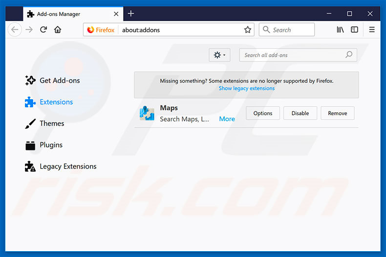 Removing search.searchedd.com related Mozilla Firefox extensions