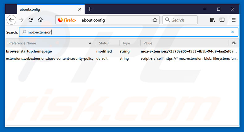 Removing search.searchemaile.com from Mozilla Firefox default search engine