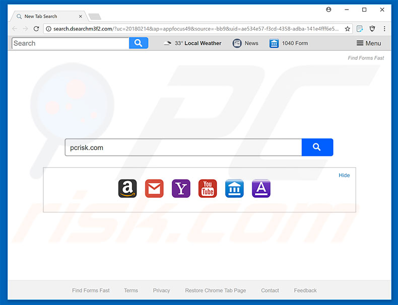 search.dsearchm3f2.com browser hijacker