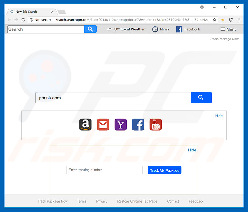 search.searchtpn.com browser hijacker