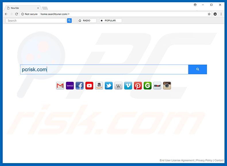 searchtuner.com browser hijacker