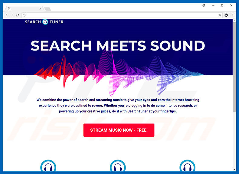 Website used to promote Search Tuner browser hijacker