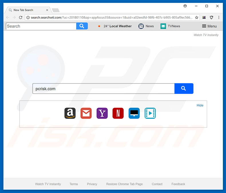 search.searchwti.com browser hijacker