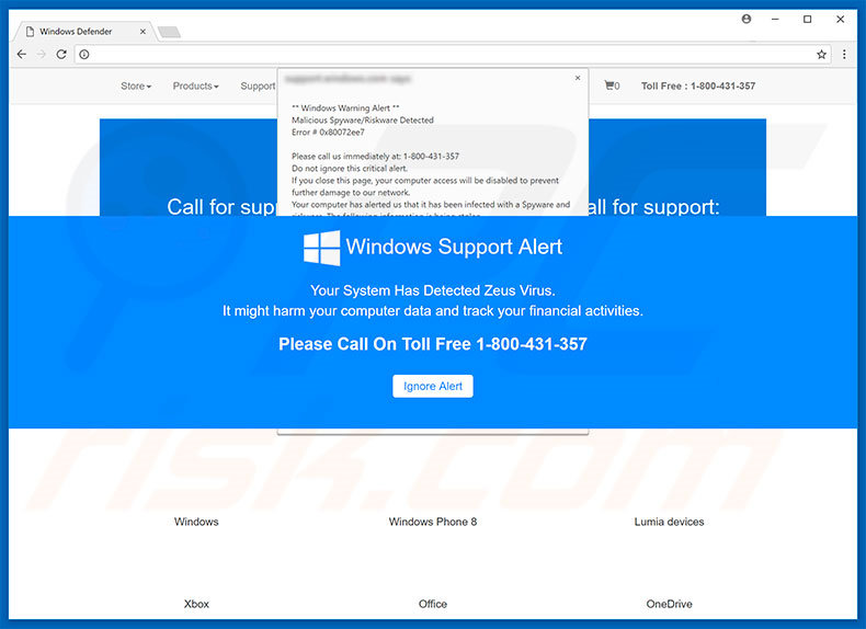 Shutting down tech support scams
