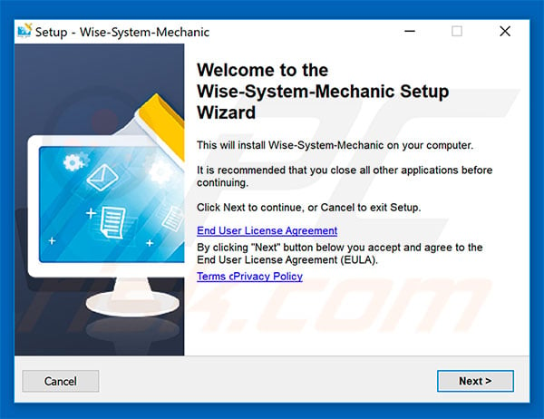 Wise System Mechanic installation setup