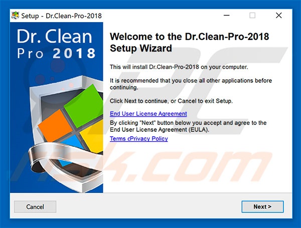 Dr. Clean Pro 2018 installer setup