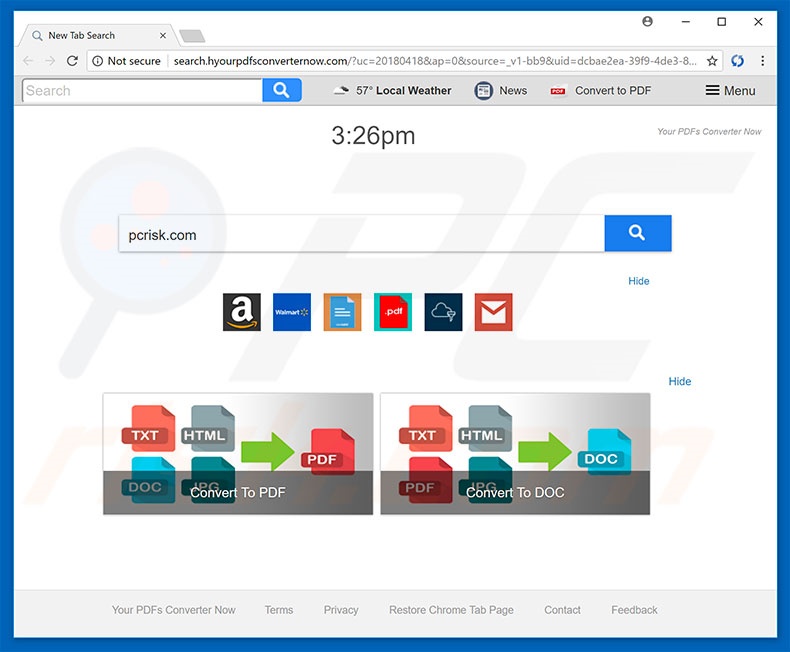 search.hyourpdfsconverternow.com browser hijacker