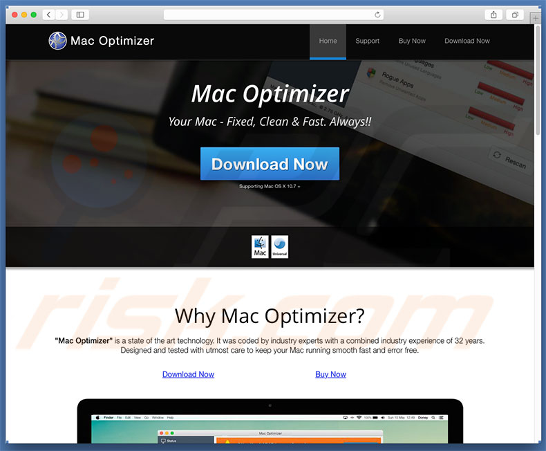 MacOptimizer unwanted application