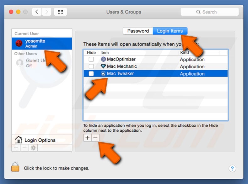 Mac Tweaker system removal