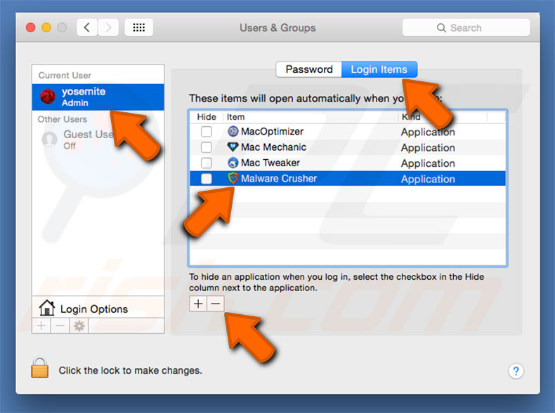 Advanced Malware Crusher system preferences