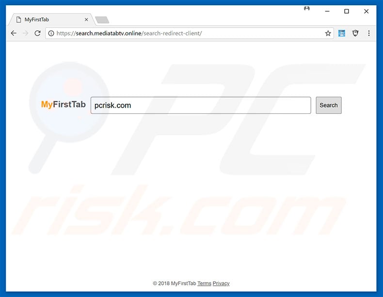 search.mediatabtv.online browser hijacker