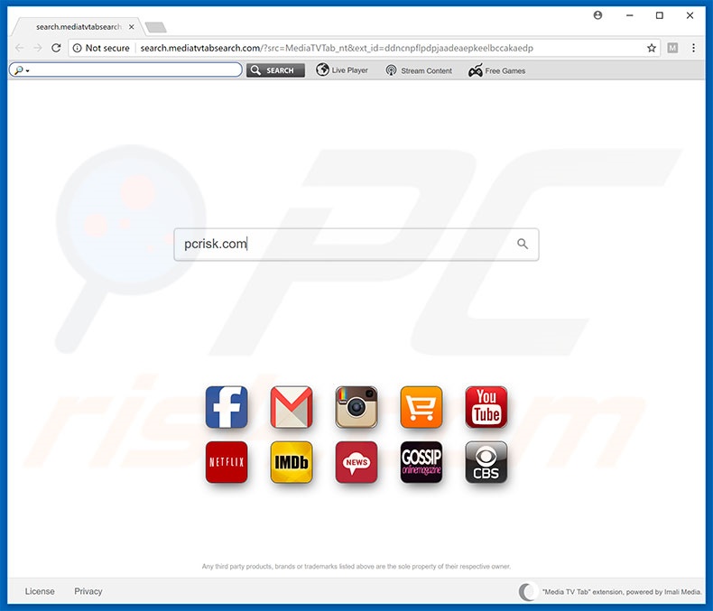 search.mediatvtabsearch.com browser hijacker