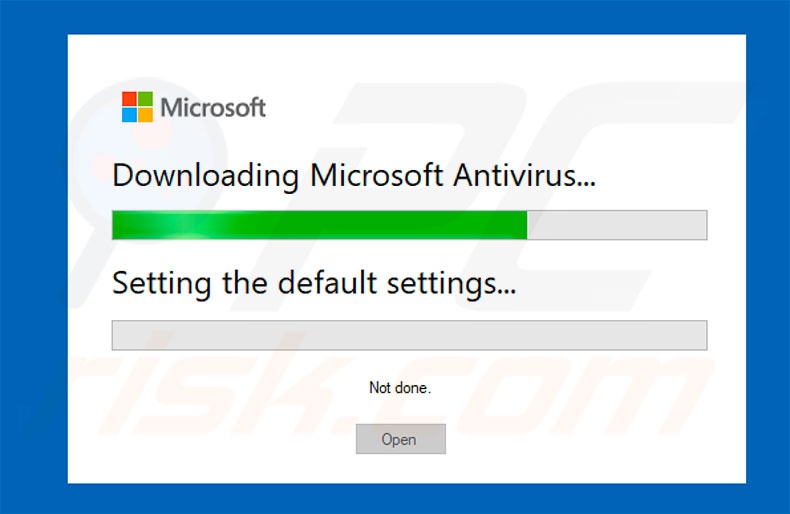 Microsoft Antivirus scam step 3