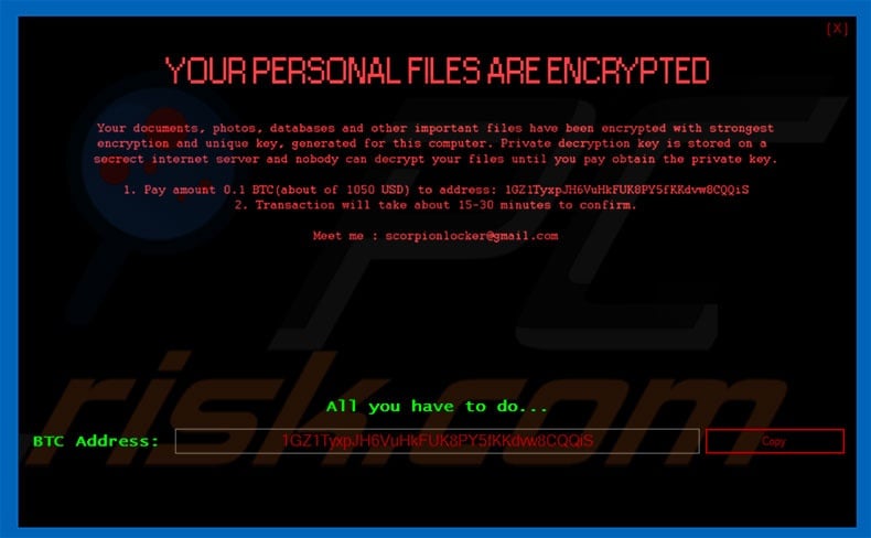 ScorpionLocker decrypt instructions