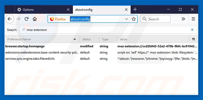 Removing search.searchbfr.com from Mozilla Firefox default search engine