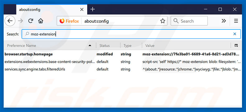 Removing search.searchcoun2.com from Mozilla Firefox default search engine