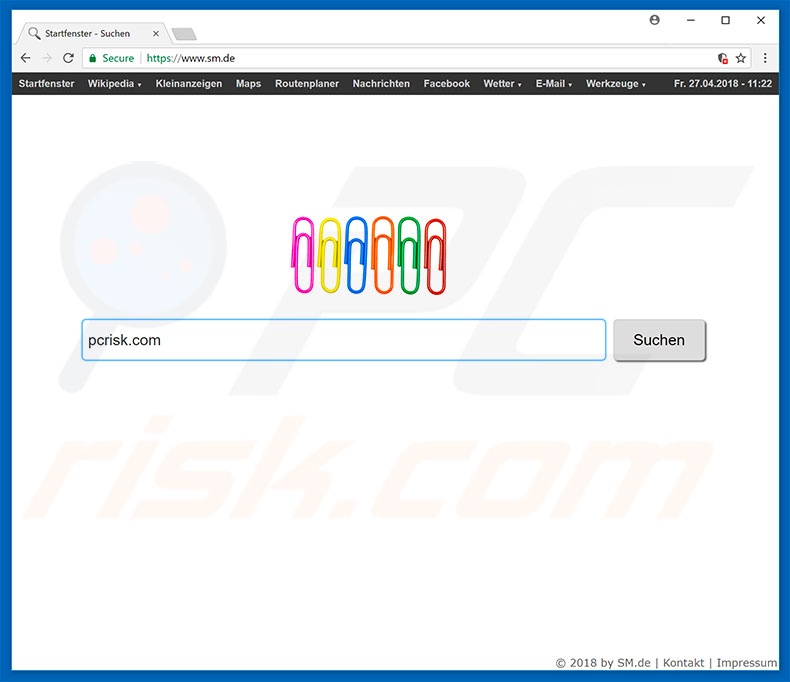 sm.de browser hijacker