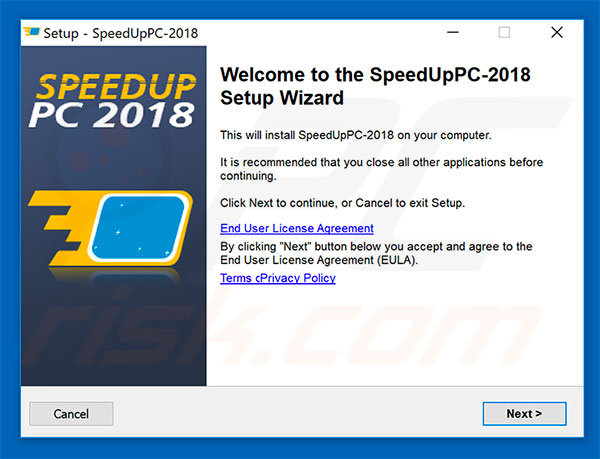 SpeedUpPC 2018 installation setup
