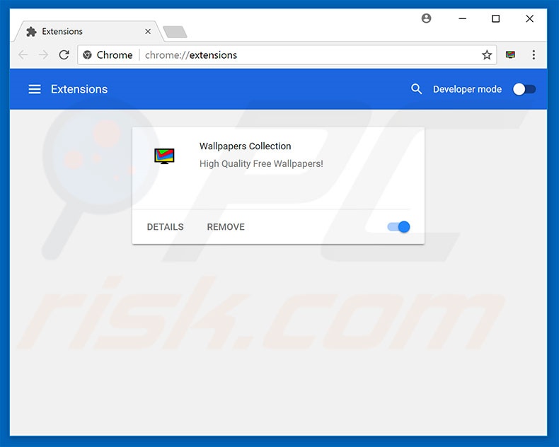 Removing search.wallpaperscollection.pro related Google Chrome extensions