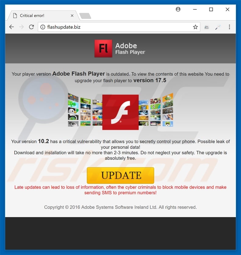 How To Remove Flash Player Update Fake Alert Virus