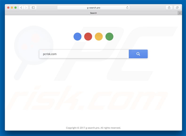 g-search.pro browser hijacker mac