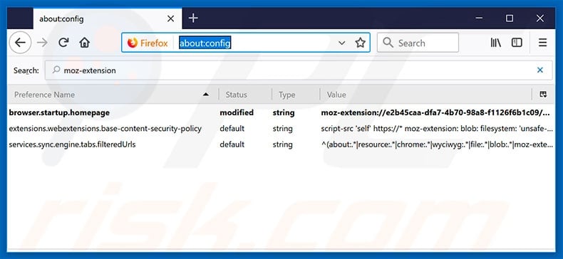 Removing search.hgomapsandirections.com from Mozilla Firefox default search engine