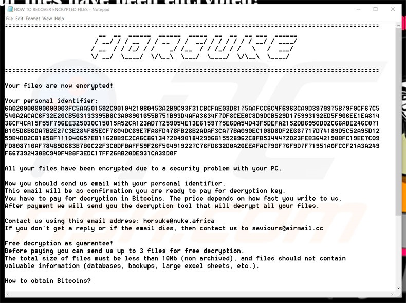 Horsuke decrypt instructions