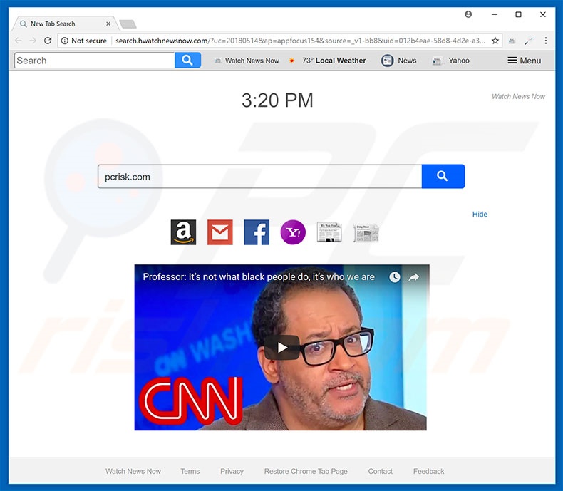 search.hwatchnewsnow.com browser hijacker